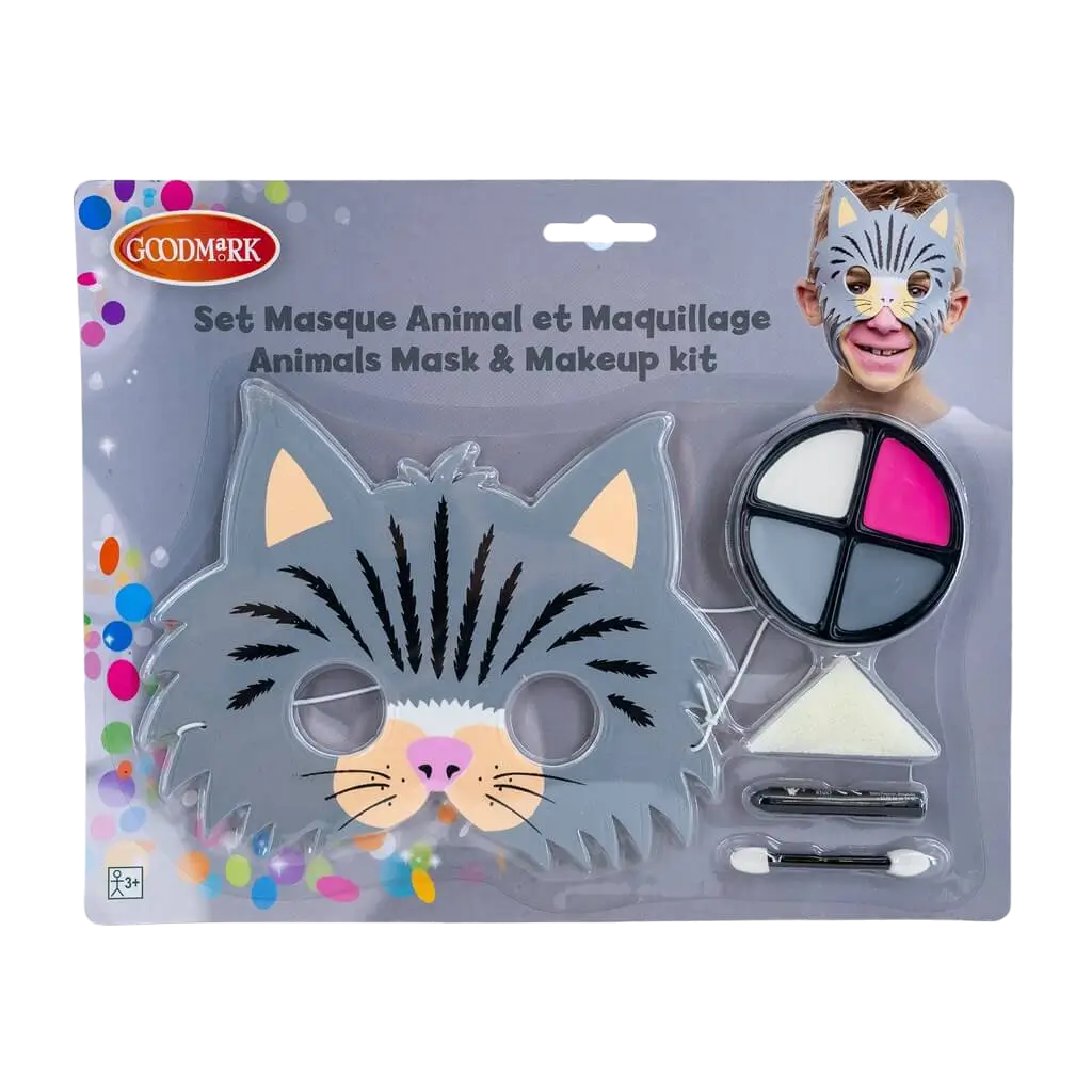Kit de maquillage + Masque enfant Chat 
