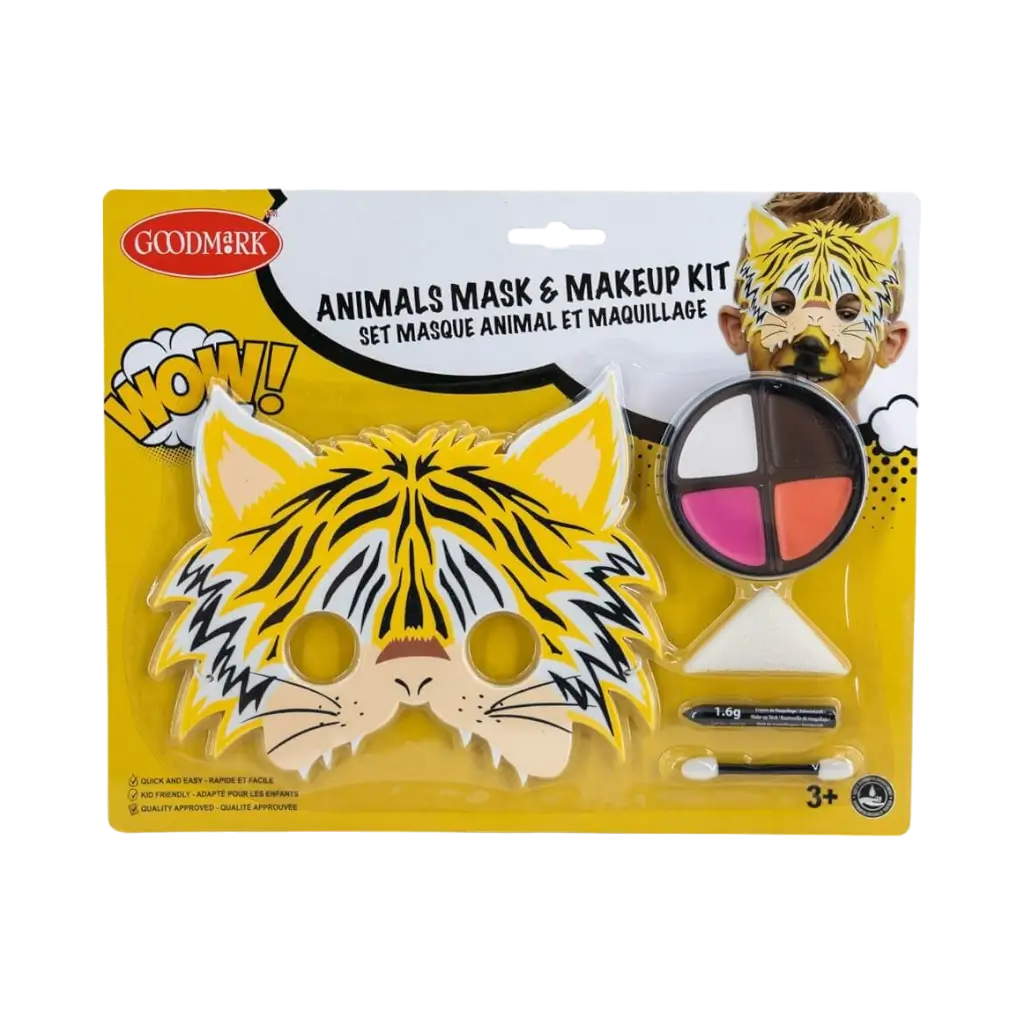 Kit de maquillage + Masque enfant "Tigre" 