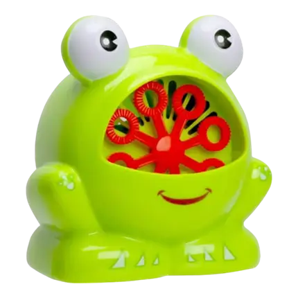 Souffleur à bulles + recharge 120ml Romy la grenouille