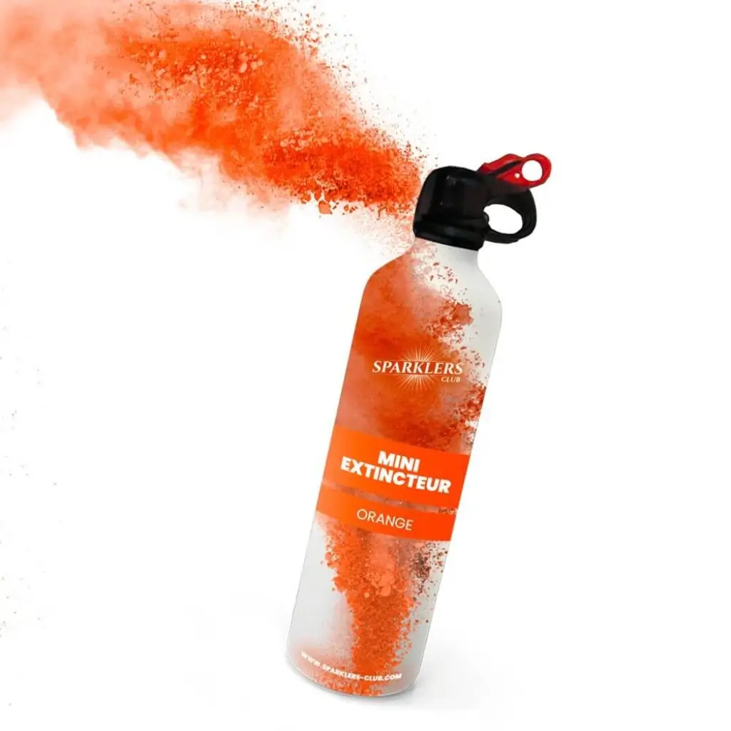 Mini Extincteur à poudre Holi - Orange