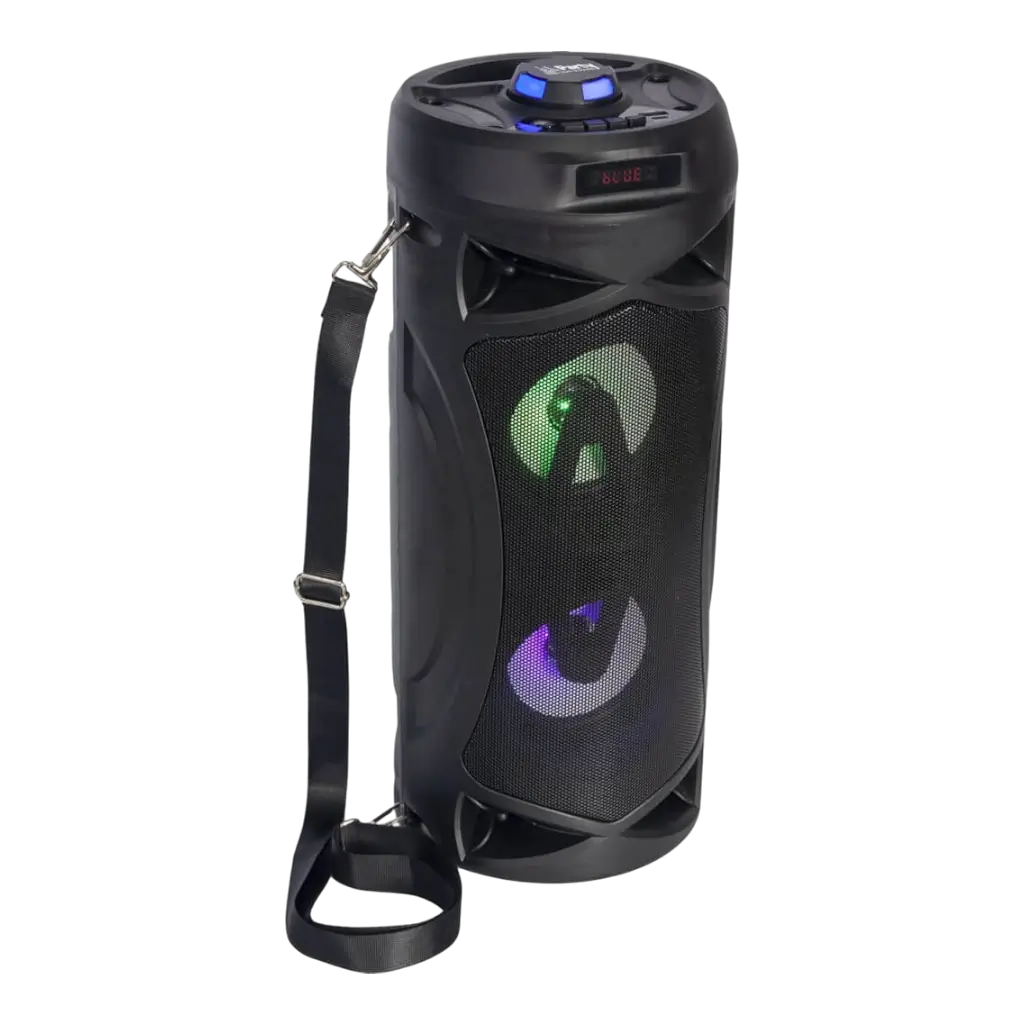 ENCEINTE BLUETOOTH  LED AVEC USB &amp; MICRO-SD PARTY-BAZOOKA