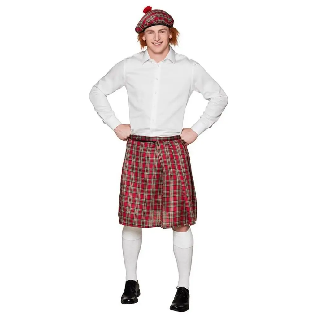Kilt Jupe Écossaise rouge Mr Tartan