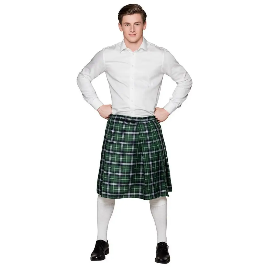 Kilt Jupe Écossaise verte Mr Tartan