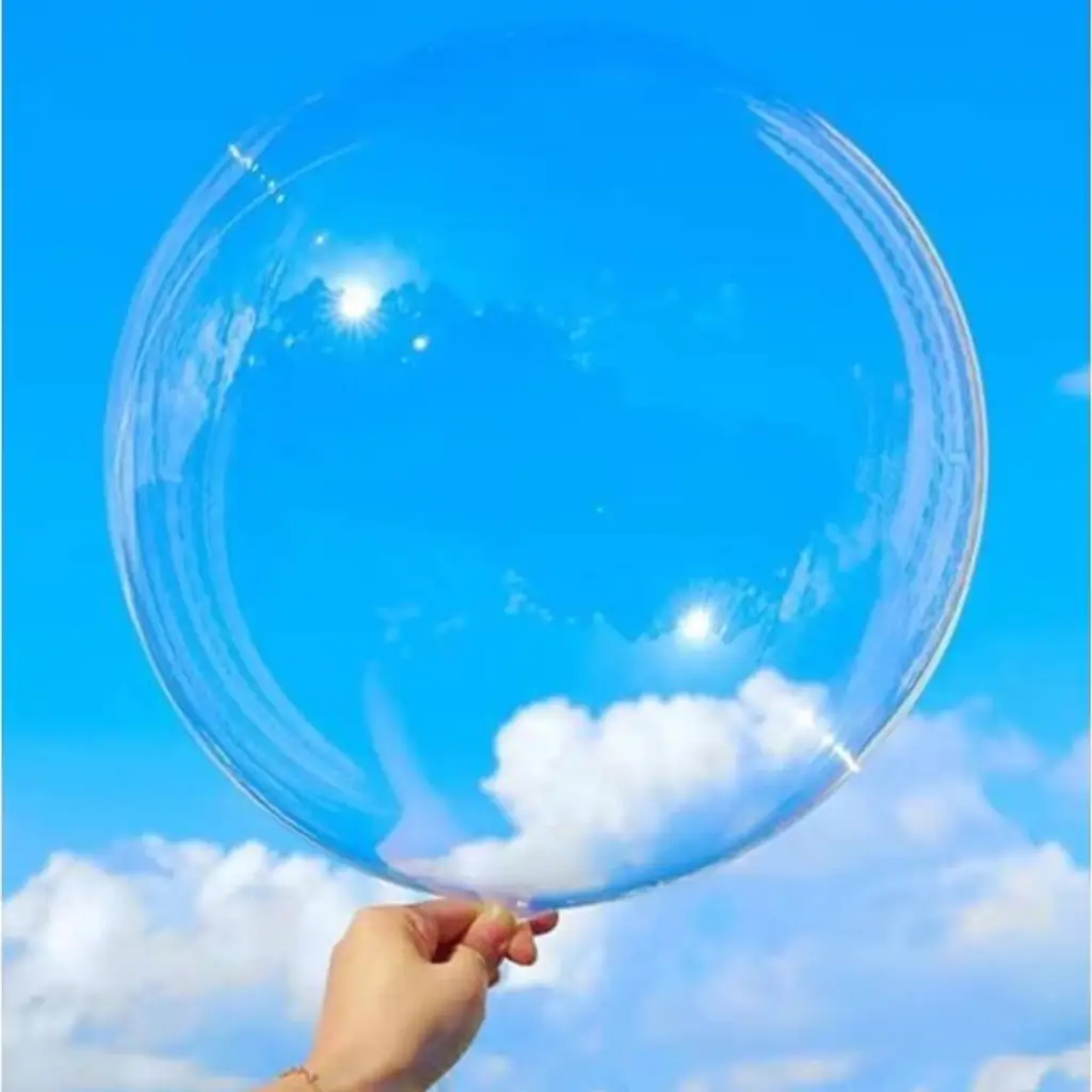 Ballon Bulle transparent ø45cm - Lot de 3 