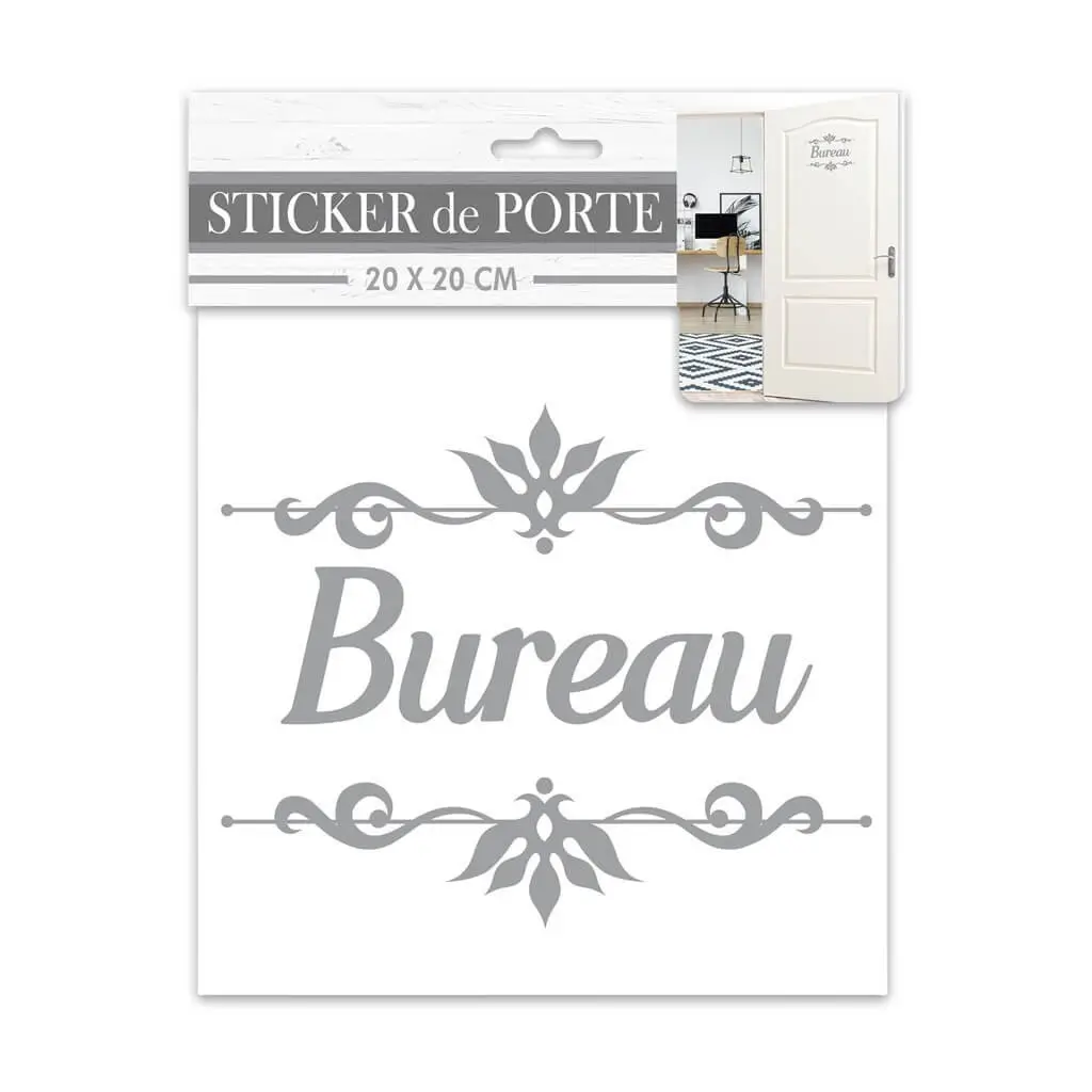 Sticker de Porte Bureau