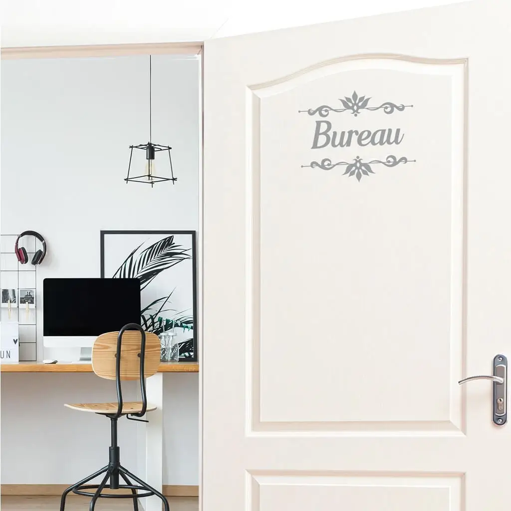 Sticker de Porte Bureau