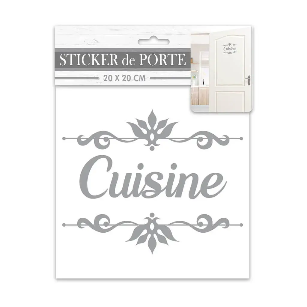 Sticker de Porte "Cuisine"