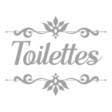Sticker de Porte Toilettes