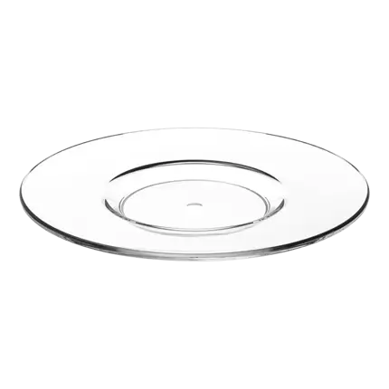 Sous-tasse à Double Expresso Transparente ø 13cm - Lot de 6