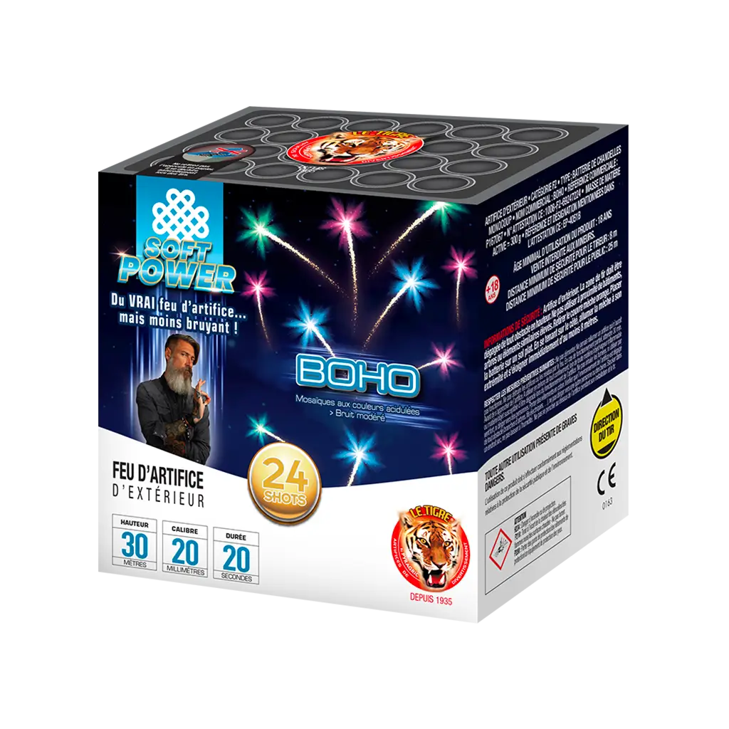 Feu d&#39;artifice COMPACT BOHO - 20s