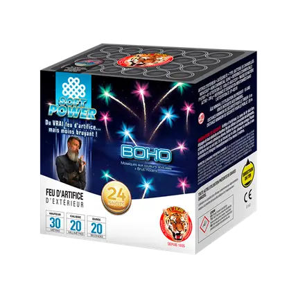 Feu d'artifice COMPACT BOHO - 20s