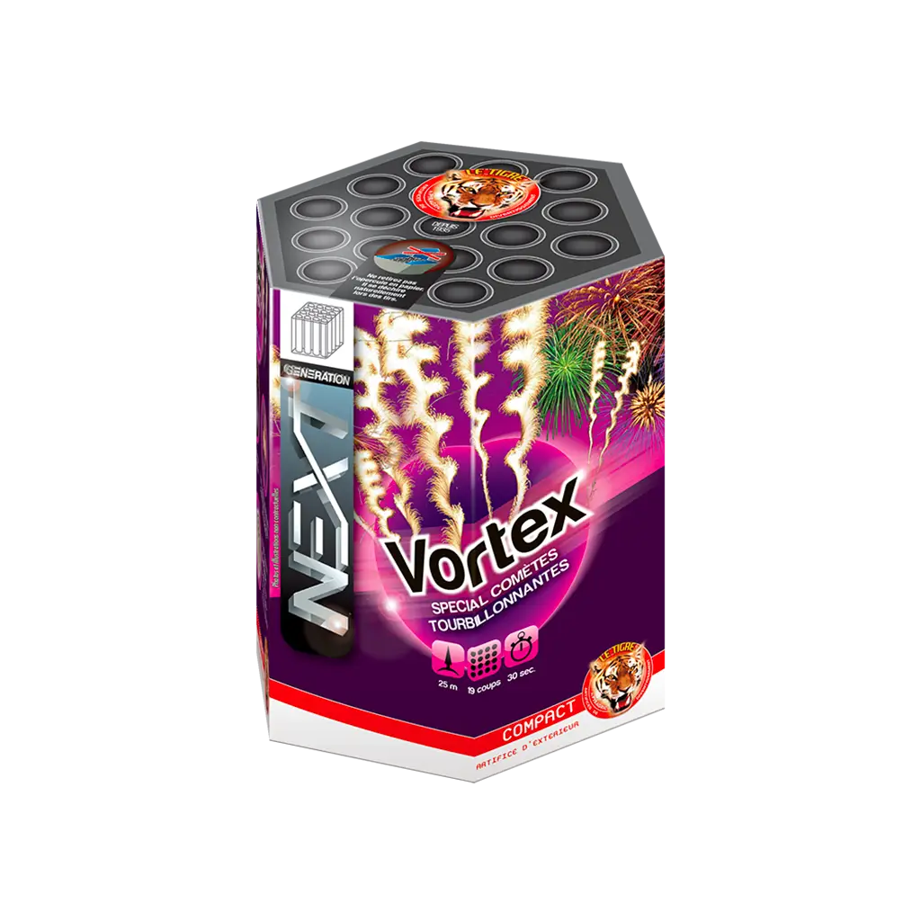 Feu d'artifice COMPACT VORTEX - 30s