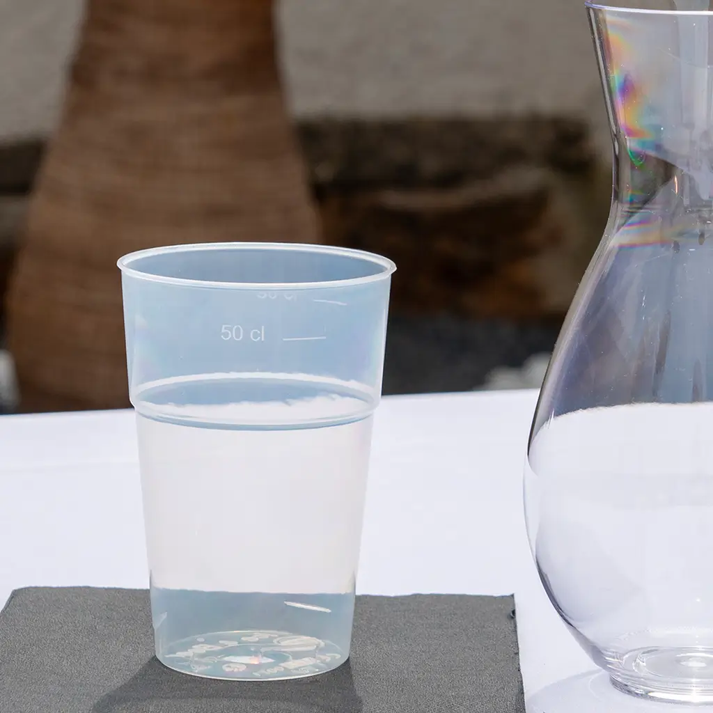 Verre à bière transparent Ice and Beer 500ml