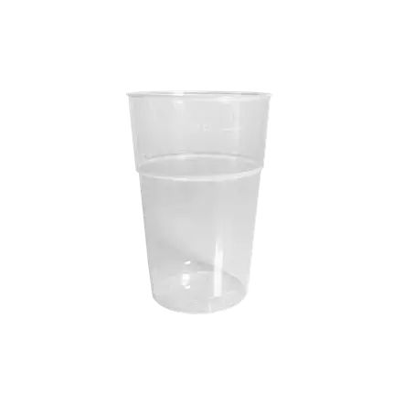 Verre à bière transparent "Ice and Beer" 500ml