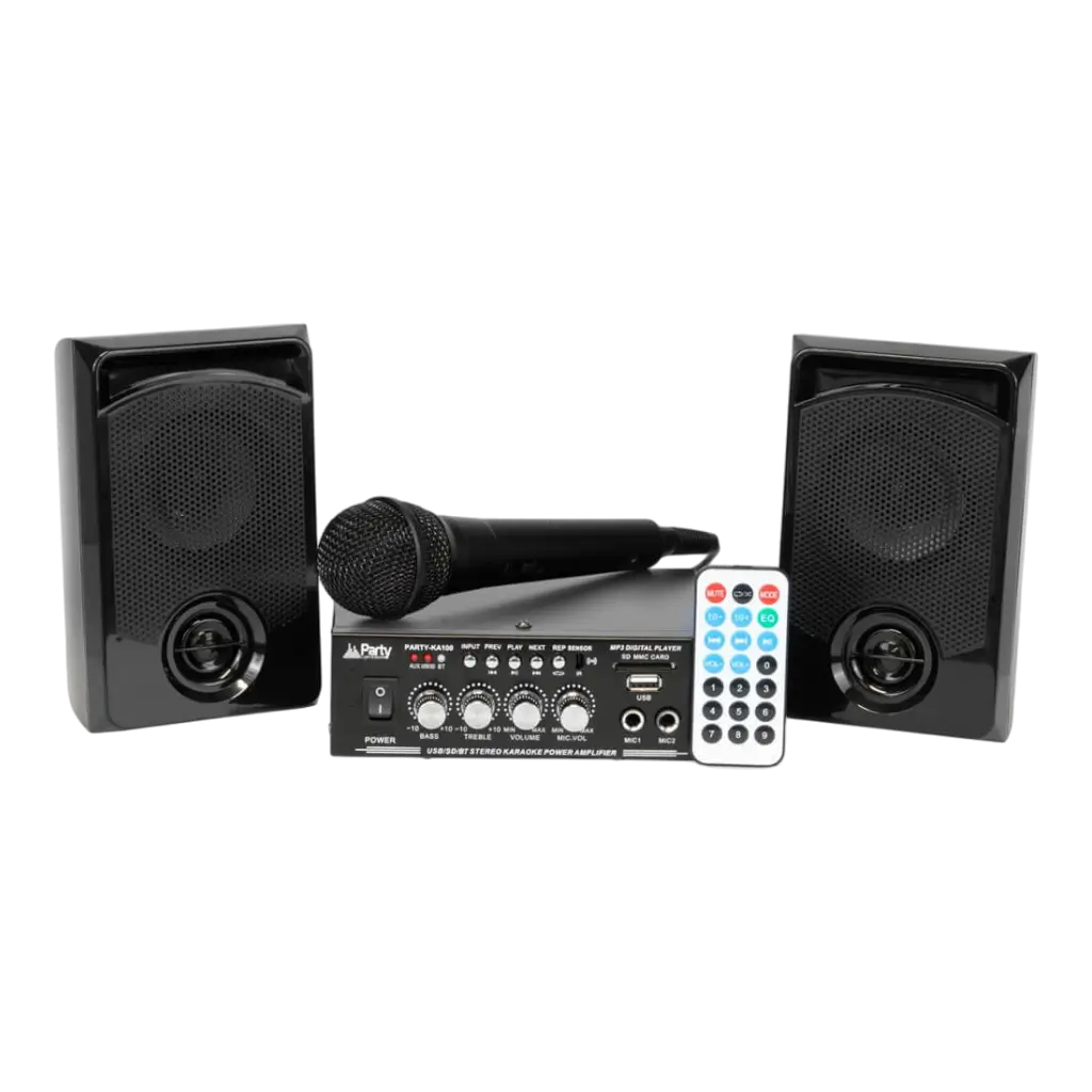 Kit Karaoke avec usb/sd & bluetooth "PARTY-KA100"