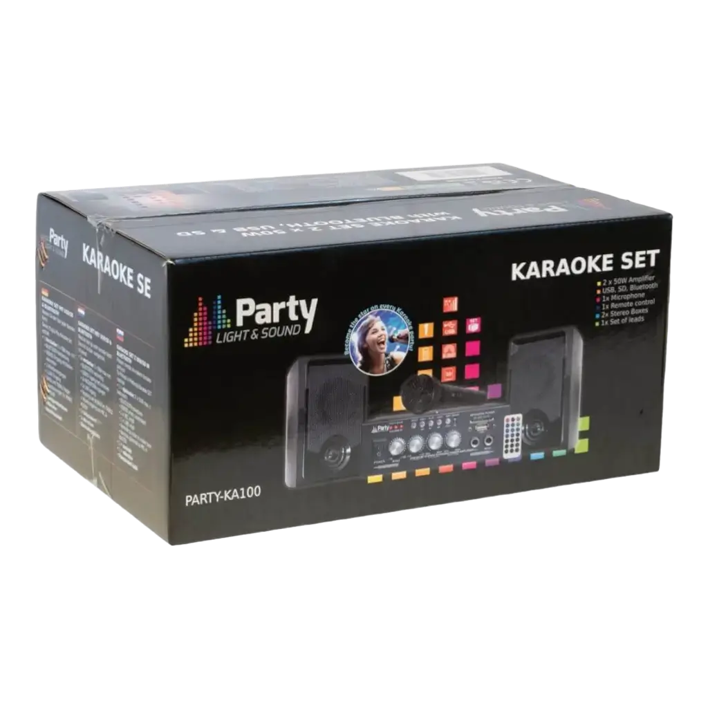 Kit Karaoke avec usb/sd &amp; bluetooth PARTY-KA100