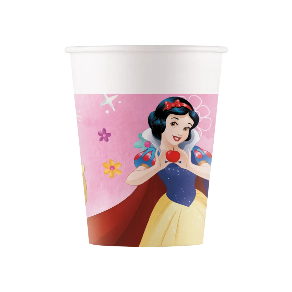 Gobelet en carton Princesses Disney - 25cl - Lot de 8
