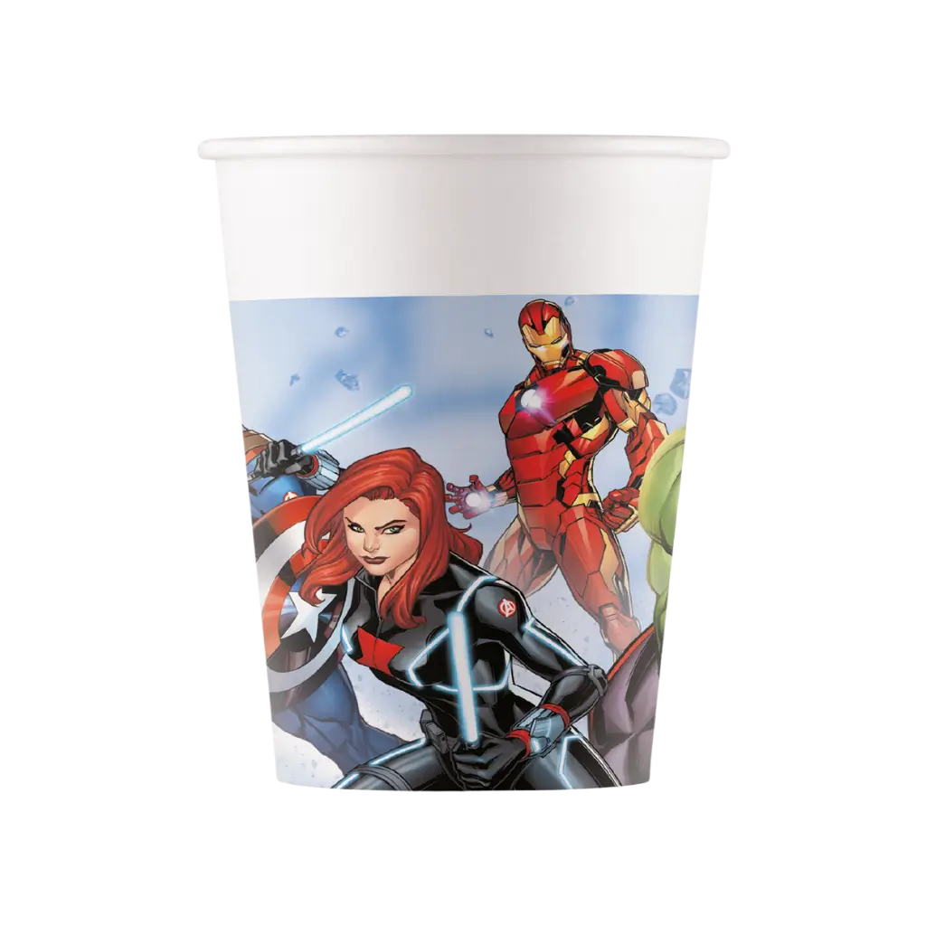 Gobelet en carton Avengers - 25cl - Lot de 8