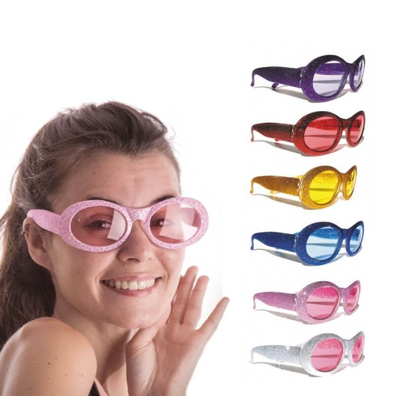Lunettes à paillettes (Lot de 6)