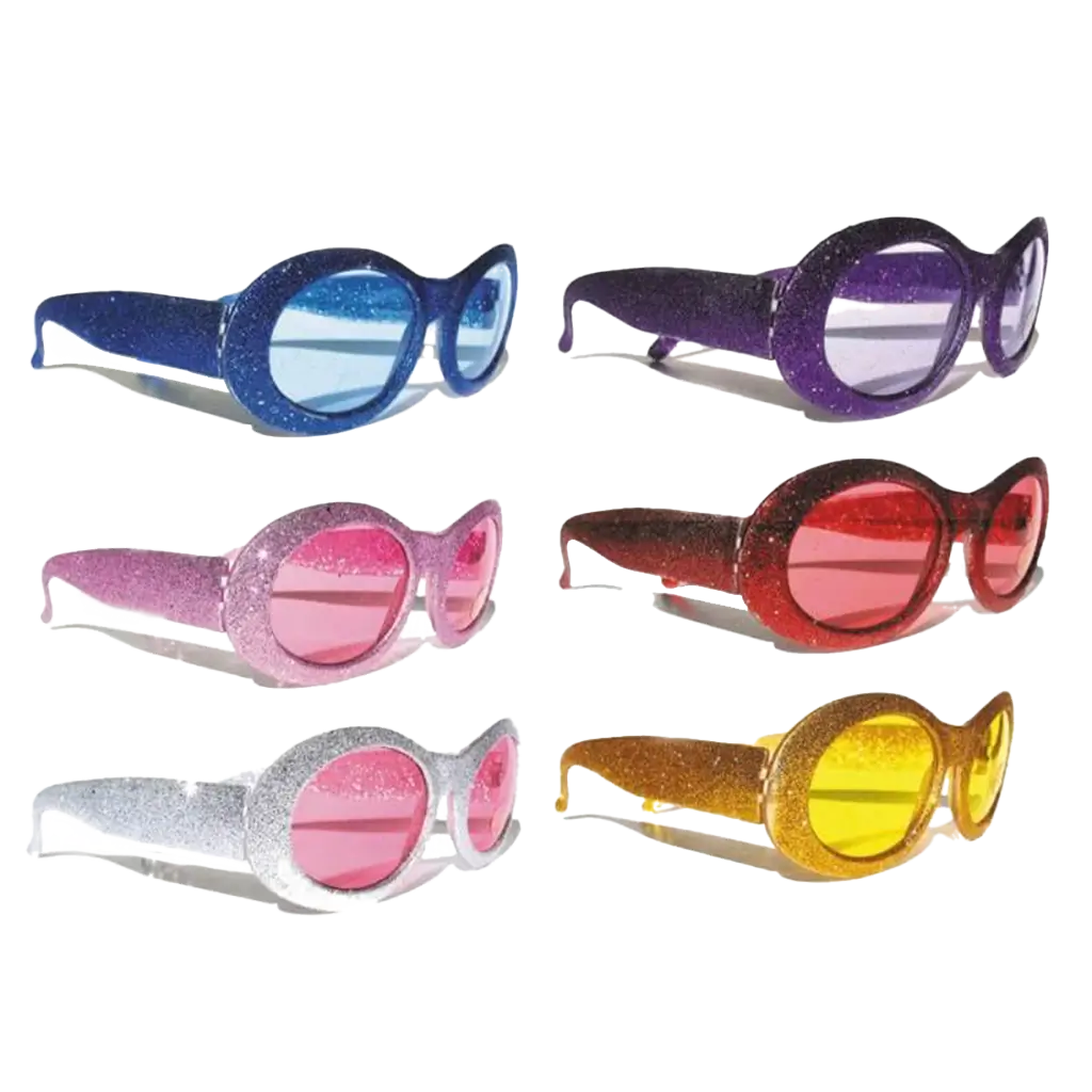 Lunettes à paillettes (Lot de 6)