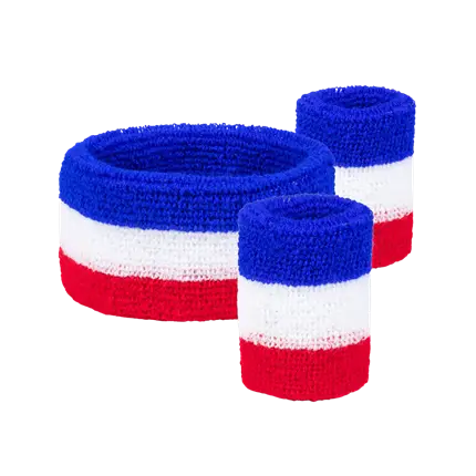 Set 3 Bandeaux éponge France