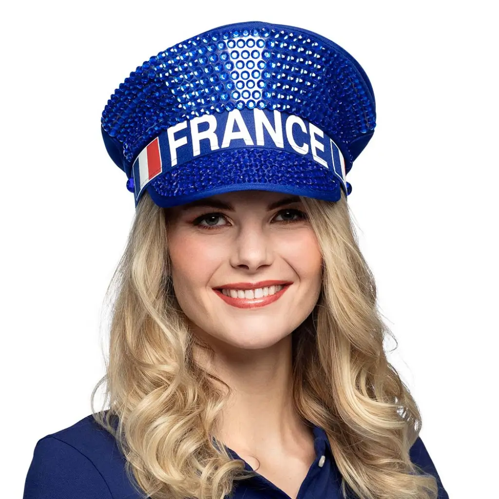 Casquette scintillante France