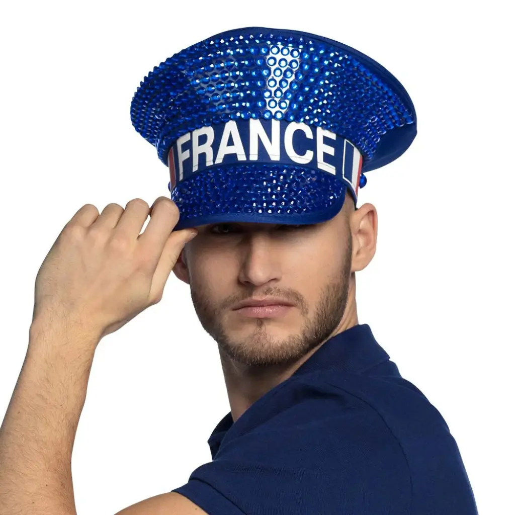Casquette scintillante France