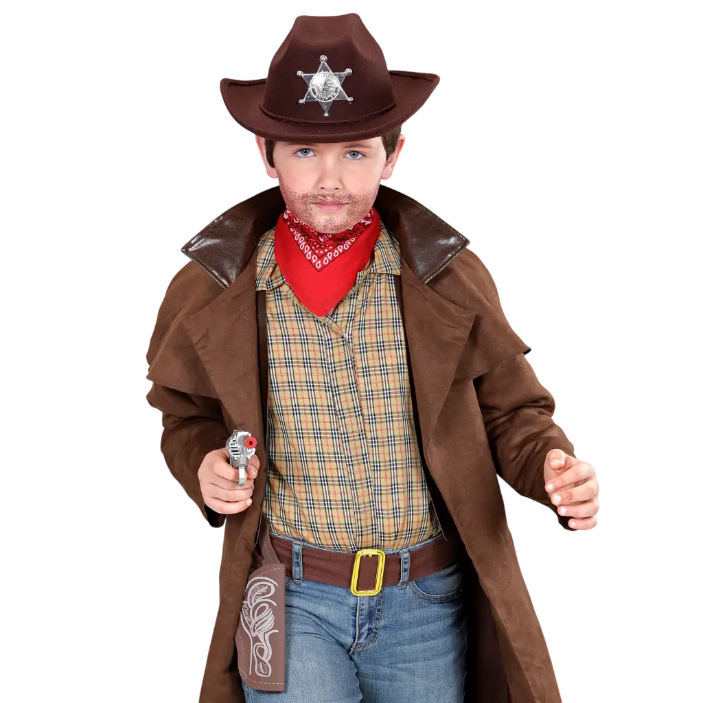 Pistolet de Cow-boy avec holster et ceinture