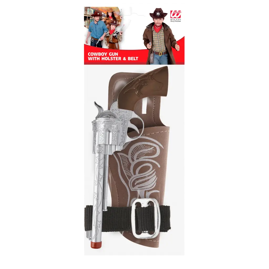 Pistolet de Cow-boy avec holster et ceinture