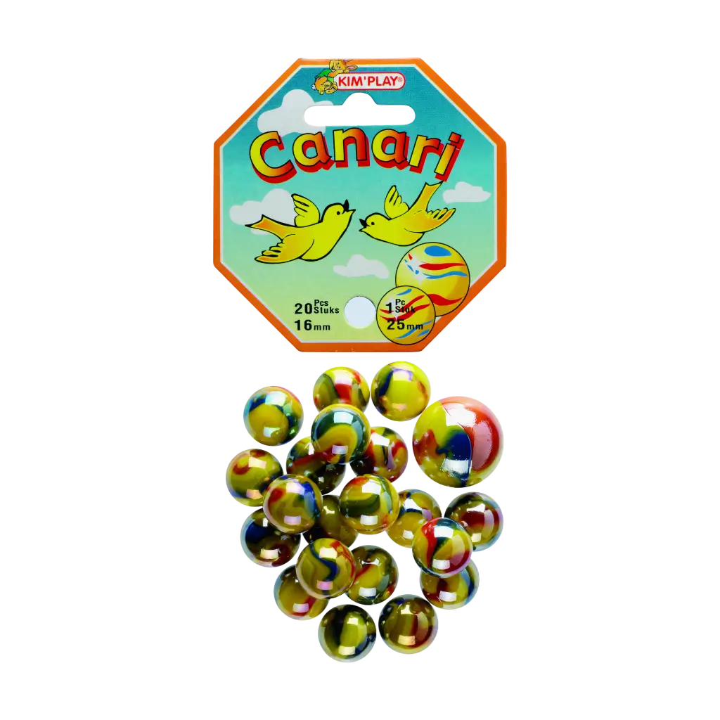 Lot de 20 Billes Canari +1 Calot