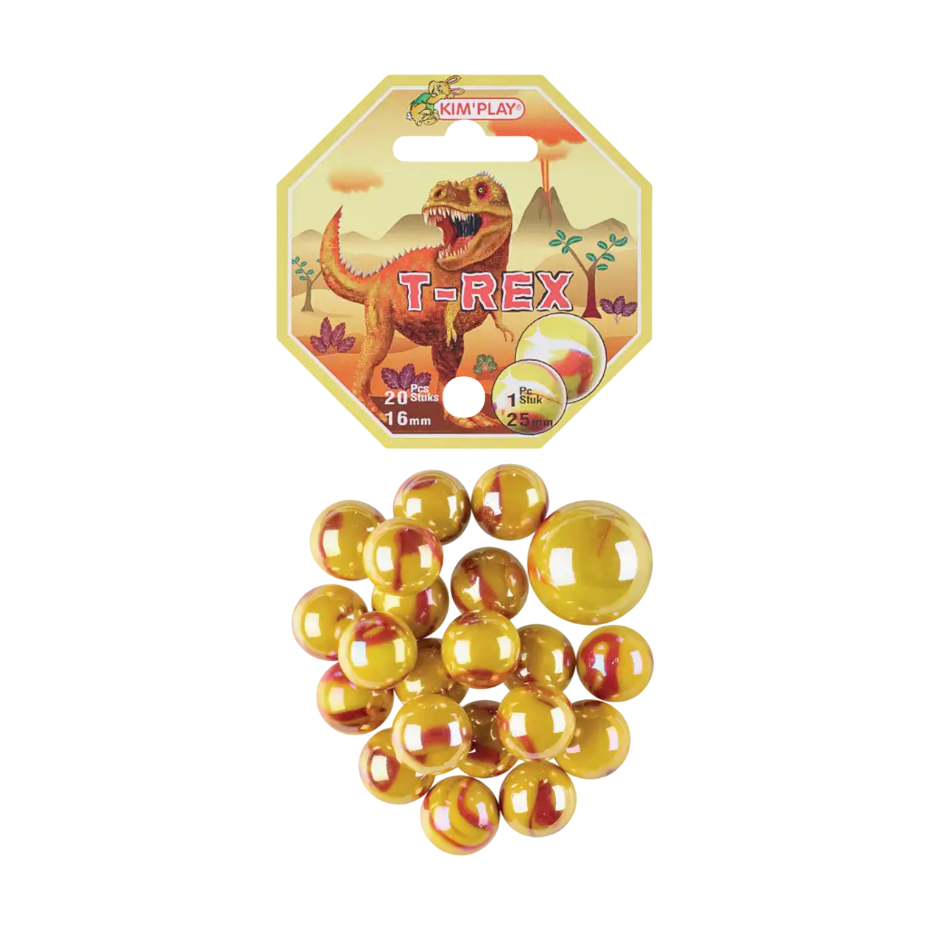 Lot de 20 Billes T-Rex +1 Calot