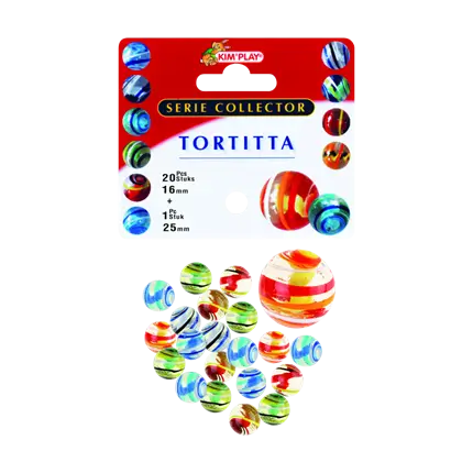 Lot de 20 Billes Tortitta +1 Calot (Serie Collector)