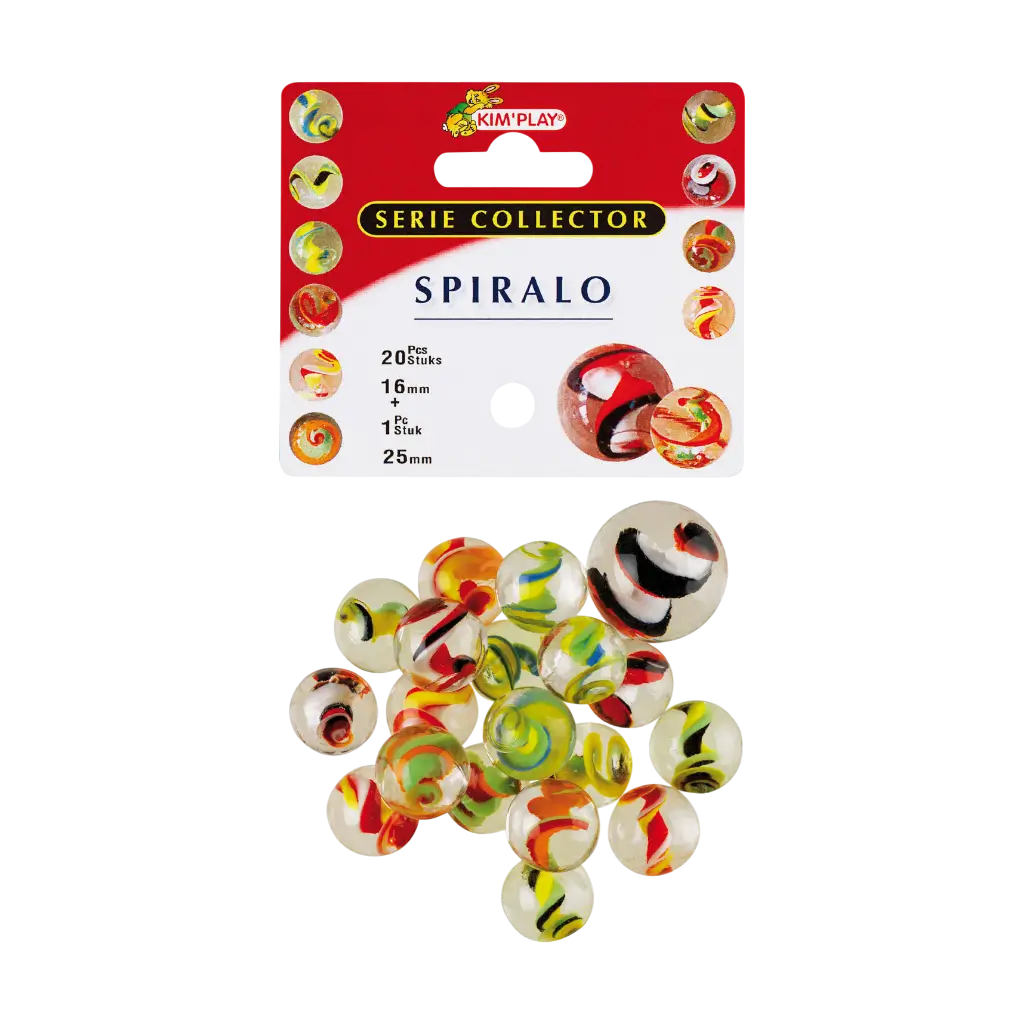 Lot de 20 Billes Spiralo +1 Calot (Serie Collector)