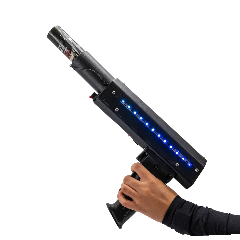 Pistolet LED pour Jets de Scène -Déclencheur Manuel 