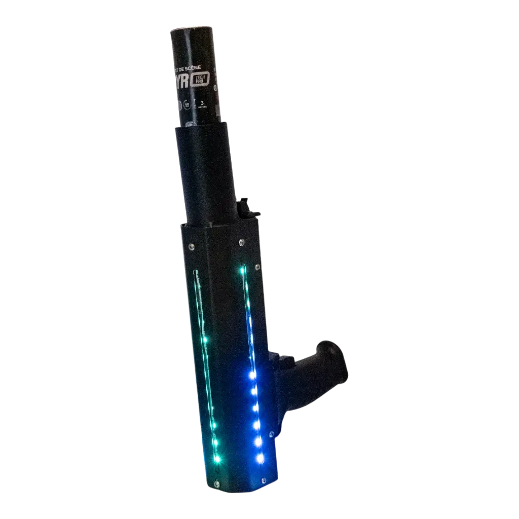 Pistolet LED pour Jets de Scène -Déclencheur Manuel 
