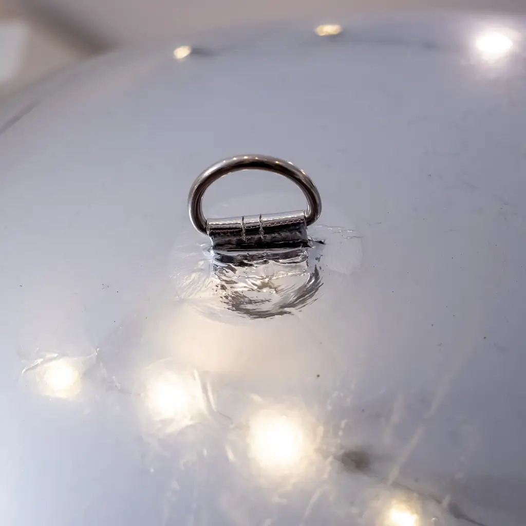 Boule Miroir Gonflable Argentée 150cm – Déco Réutilisable