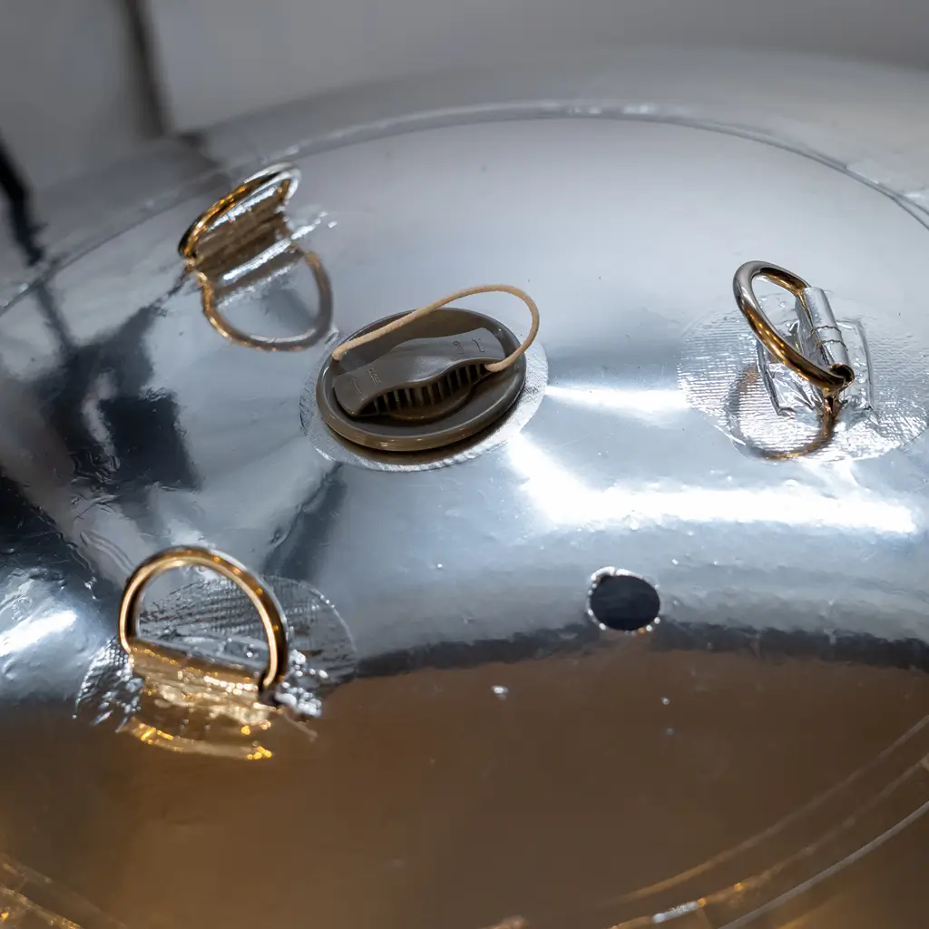 Boule Miroir Gonflable Argentée 150cm – Déco Réutilisable