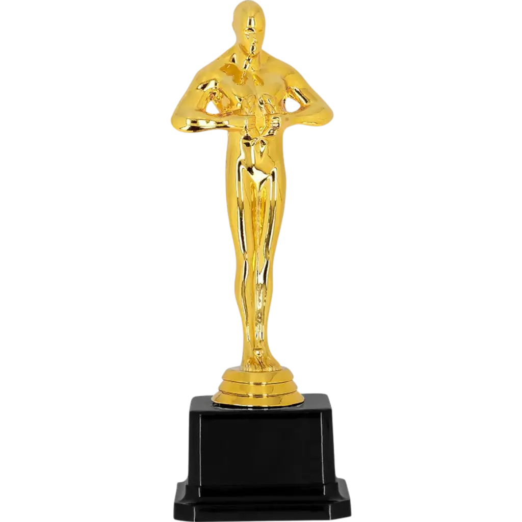 Trophée Doré 21 cm – Style Hollywood