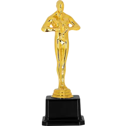 Trophée Doré 21 cm – Style Hollywood