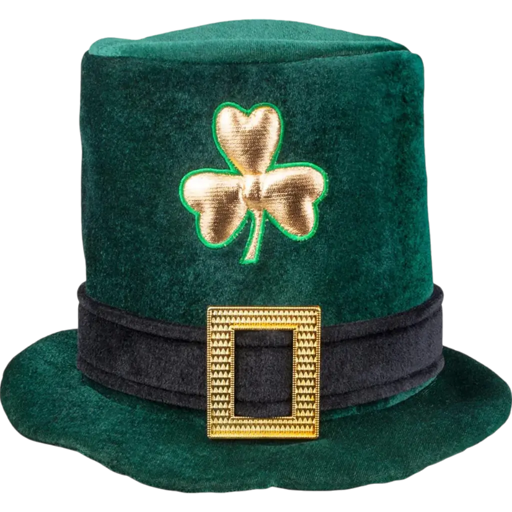 Chapeau Festif Saint-Patrick – Haut de Forme à Trèfles