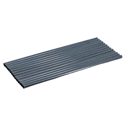 Paille en PP noir recyclable 20cm ø 6mm – Certifiée alimentaire et réutilisable (Lot de 250)