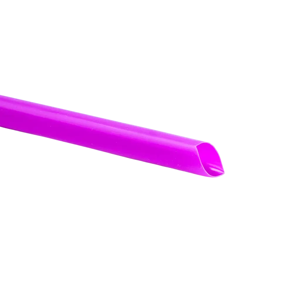 Paille Bubble Tea biseautée en PP multicolore recyclable 20cm ø 12mm – Certifiée alimentaire et réutilisable (Lot de 100)