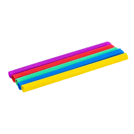 Paille Bubble Tea biseautée en PP multicolore recyclable 20cm ø 12mm – Certifiée alimentaire et réutilisable (Lot de 100)