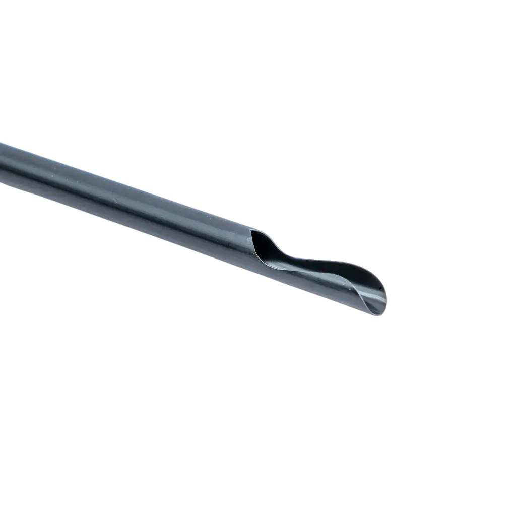 Paille Cuillère en PP noir recyclable 21cm ø 8mm – Certifiée alimentaire et réutilisable (Lot de 100)