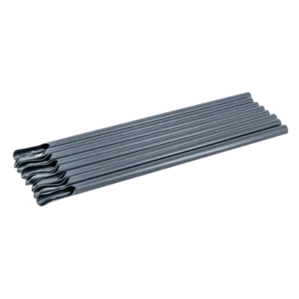 Paille Cuillère en PP noir recyclable 21cm ø 8mm – Certifiée alimentaire et réutilisable (Lot de 100)
