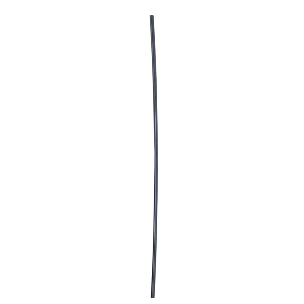 Paille Géante XXL en PP noir recyclable 50cm ø 8mm – Certifiée alimentaire et réutilisable (Lot de 500)