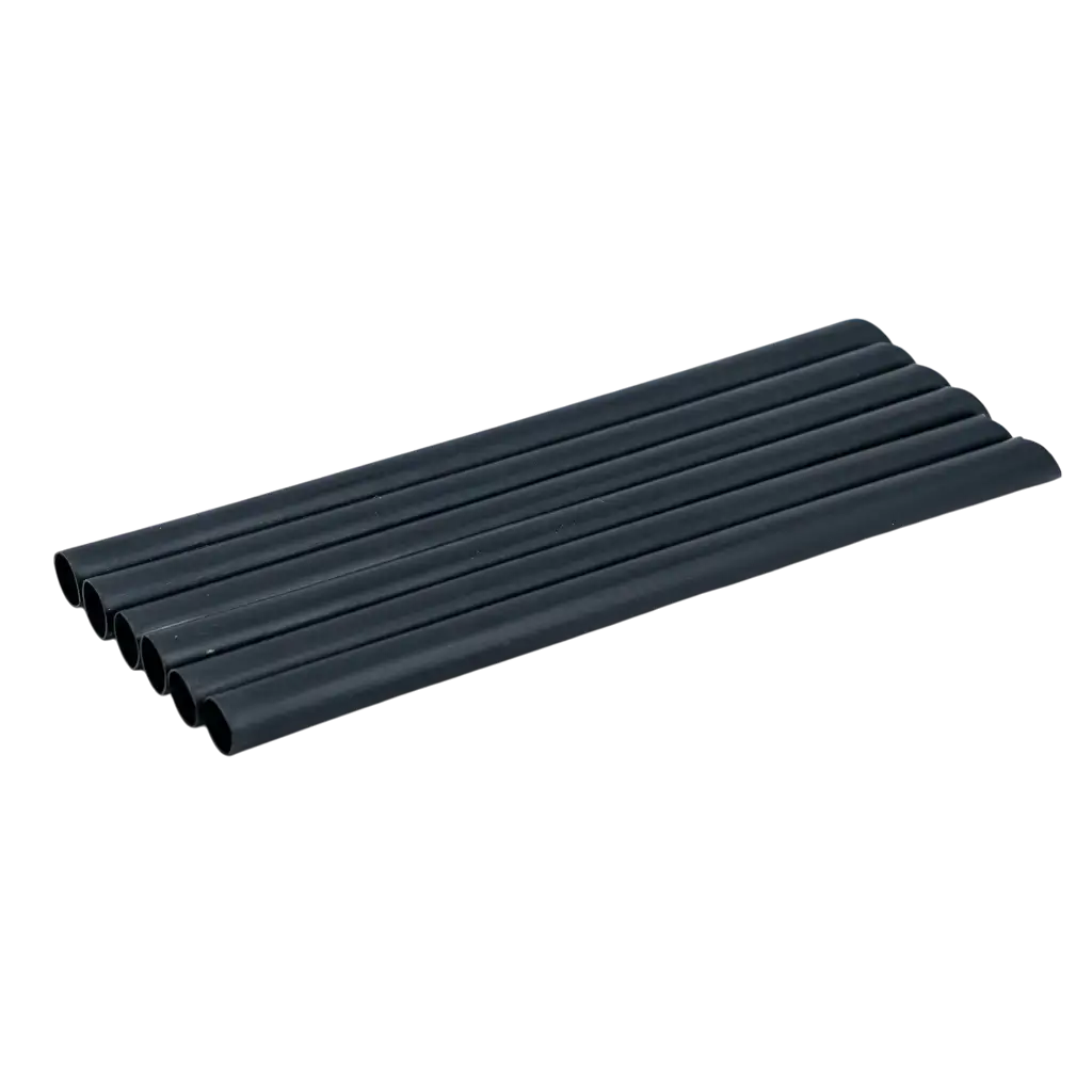 Paille Bubble Tea biseautée en PP noir recyclable  20cm ø 12mm – Certifiée alimentaire et réutilisable (Lot de 100)