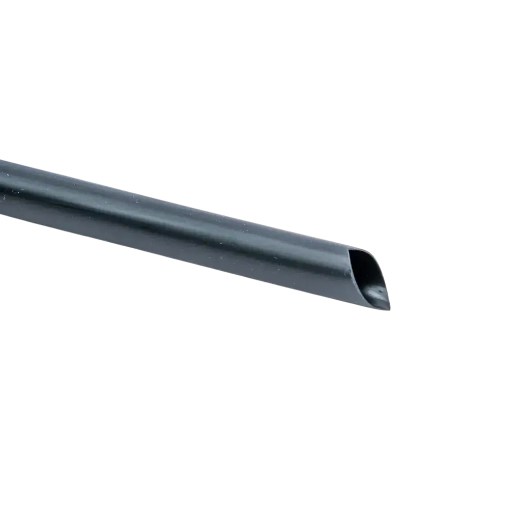 Paille Bubble Tea biseautée en PP noir recyclable  20cm ø 12mm – Certifiée alimentaire et réutilisable (Lot de 100)