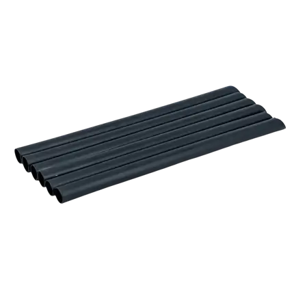 Paille Bubble Tea biseautée en PP noir recyclable  20cm ø 12mm – Certifiée alimentaire et réutilisable (Lot de 100)