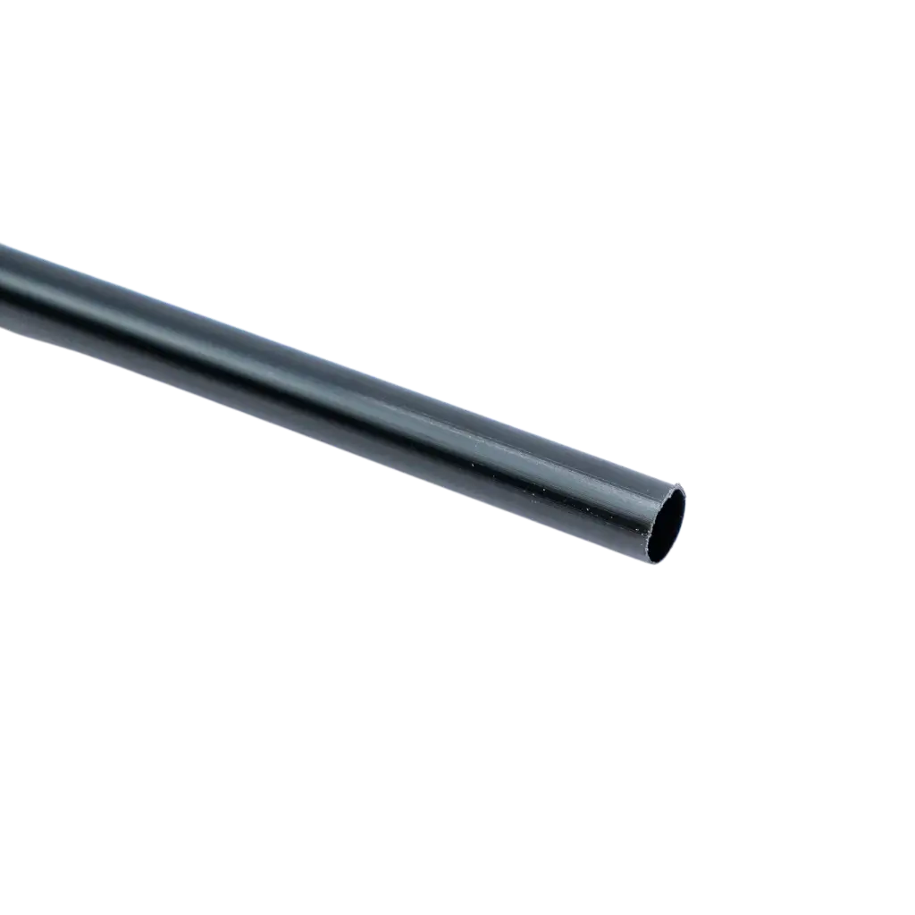 Paille Cocktail en PP noir recyclable 20cm ø 8mm – Certifiée alimentaire et réutilisable (Lot de 250)